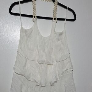 Chic White Layered Camisole